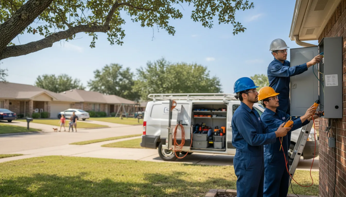 Certified electrician providing emergency electrical services in Mchenry, MD
